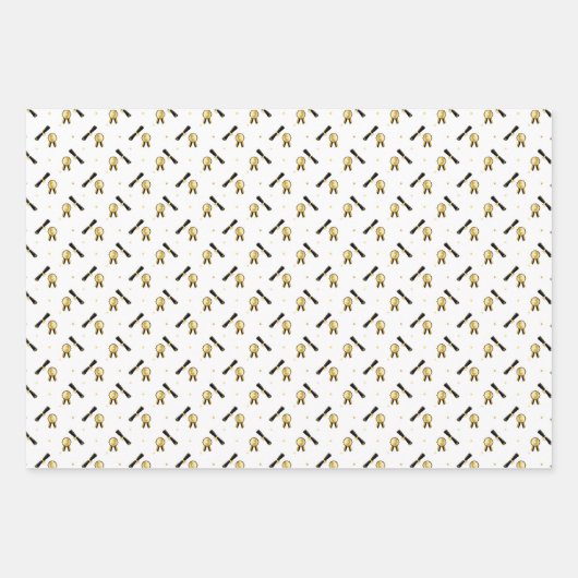 Afstuderen Glory Set 3 Inpakpapier Vel (Voorkant)