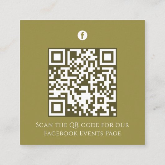 Afstuderen Gold Calligrafie QR Code Social Media Informatiekaartje (Achterkant)