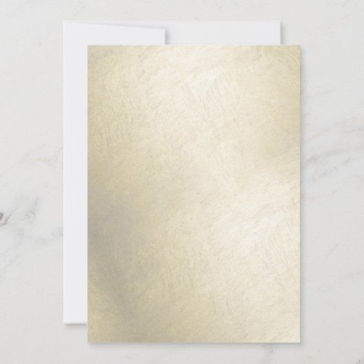 Afstuderen Gold met Afstudeerder Pet Diploma Aankondiging (Achterkant)