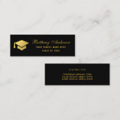 Afstuderen Gold Network (Gold Black) Contactkaartje (Voorkant / Achterkant)