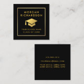 Afstuderen Gold Network (Gold Black) Contactkaartje (Voorkant / Achterkant)