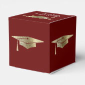 Afstuderen Gold Pet Afstudeerder partij Gastoestel Bedankdoosjes (Achterkant)