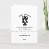 Afstuderen Gold Pirate Skull Kaart (Achterkant)