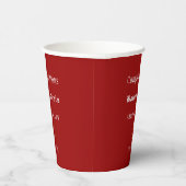 Afstuderen Gold Scales of Justice Red Papieren Bekers (Rechts)