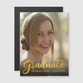 Afstuderen Gold Script Photo Class 2022-Afstuderen (Voorkant / Achterkant)