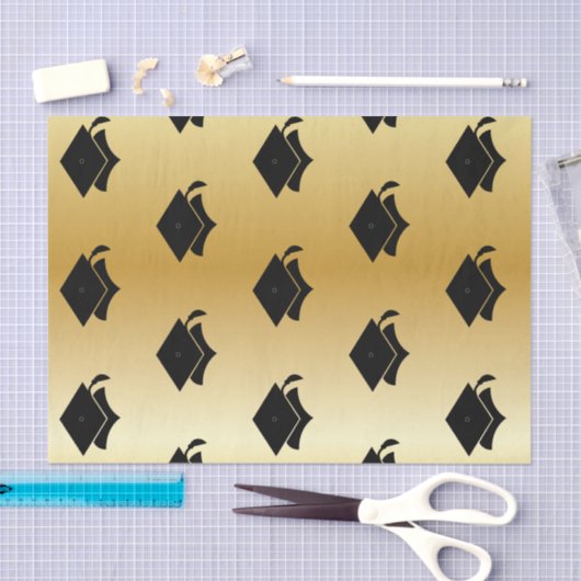 Afstuderen Gold-weefselpapier Tissuepapier (Craft)