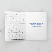 Afstuderen Golden Retriever met Blauw Pet Kaart (Binnen)