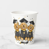 Afstuderen Goldendoodle Dogs Papieren Bekers (Voorkant)