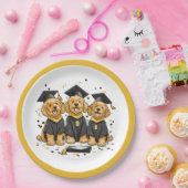 Afstuderen Goldendoodle Dogs Papieren Bordje (Feest)