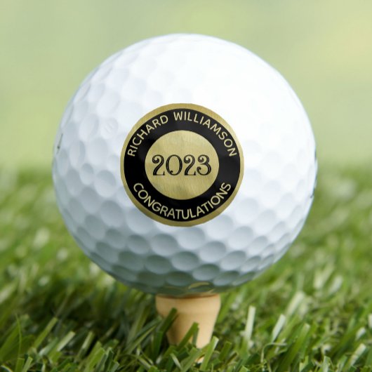 Afstuderen golfklasse van 2025 golfballen