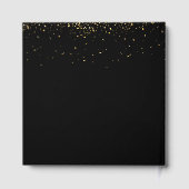 Afstuderen goud en zwart gastenboek (Achterkant)