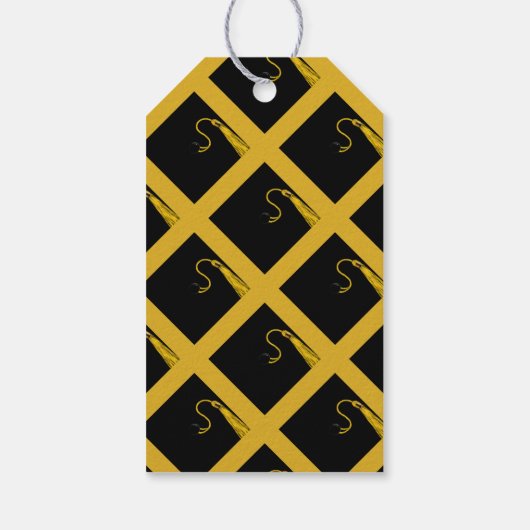 Afstuderen gouden cadeau Labels Cadeaulabel (Achterkant)