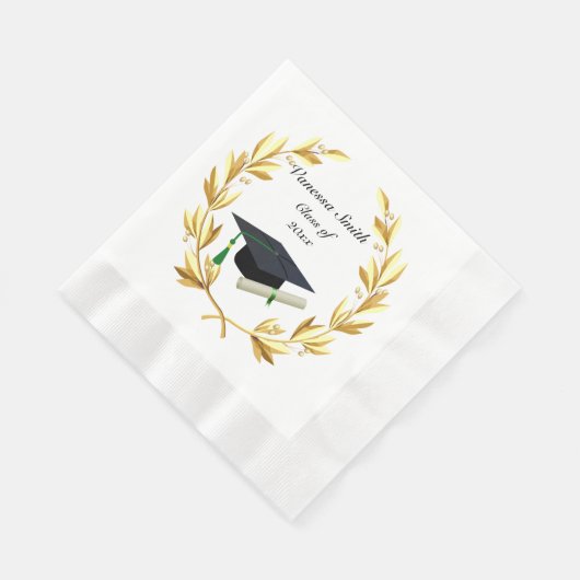 Afstuderen, Gouden Laurel, Pet & Diploma Servetten