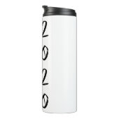 Afstuderen gouden script | Elegante met de hand be Thermosbeker (Geroteerd rechts)