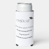 Afstuderen gradatieknop vetten 2023 seltzer blikjeskoeler (Seltzer Voorkant)