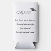 Afstuderen gradatieknop vetten 2023 seltzer blikjeskoeler (Achterkant)