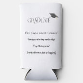 Afstuderen gradatieknop vetten 2023 seltzer blikjeskoeler (Voorkant)