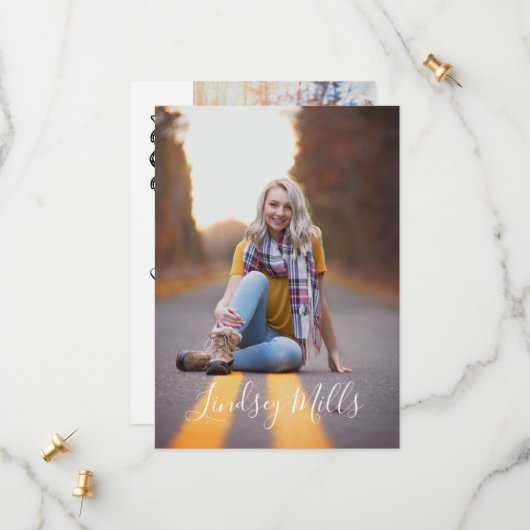 Afstuderen, Graduation party, Afstudeerder, 2021 a Save The Date (Voorkant / Achterkant in situ)