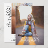 Afstuderen, Graduation party, Afstudeerder, 2021 a Save The Date (Voorkant / Achterkant)