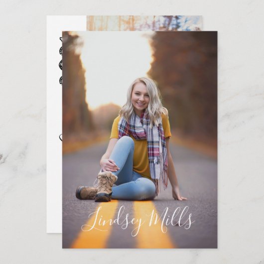 Afstuderen, Graduation party, Afstudeerder, 2021 a Save The Date (Voorkant / Achterkant)