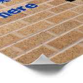 Afstuderen Graffiti-muur Poster (Hoek)