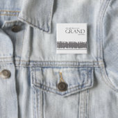 afstuderen ~ grand avventure vierkante button 5,1 cm (In situ)