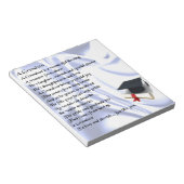 Afstuderen Grandson Poem Notitieblok (Schuin)