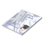 Afstuderen Grandson Poem Notitieblok (Linkerzijde)