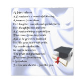 Afstuderen Grandson Poem Notitieblok (Voorkant)