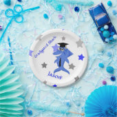 Afstuderen grappige haai papieren bordje (Feest)