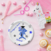 Afstuderen grappige haai papieren bordje (Feest)