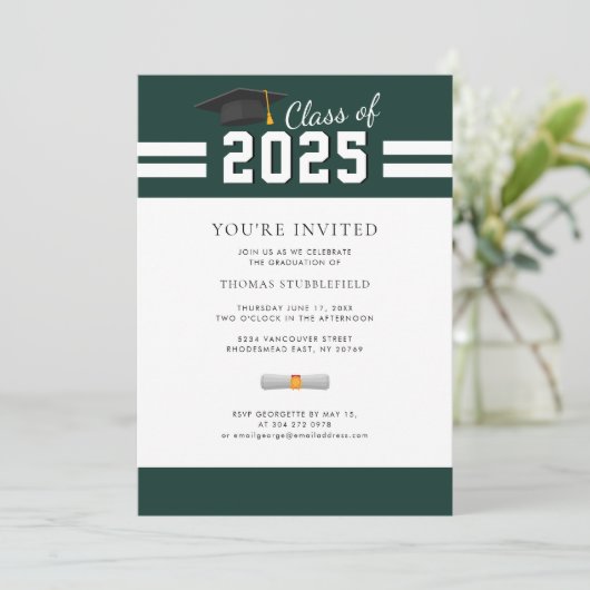 Afstuderen Green College Afstudeerder 2025 Partij Kaart (Staand voorkant)