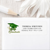 Afstuderen Green Gold Classic Retouradres Etiket (Insitu)