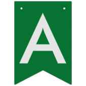 Afstuderen Green School Bunting Banner (Tweede vlag)