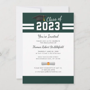 Afstuderen Green White College Afstudeerder 2023 P Kaart