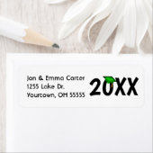 Afstuderen groen pet en goudassel etiket (Insitu)