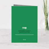 Afstuderen Groen Vet & Modern Foto (Achterkant)