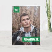 Afstuderen Groen Vet & Modern Foto (Voorkant)