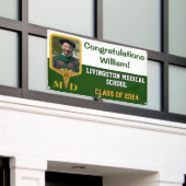 Afstuderen Groene & Gold Medical School Spandoek (Buitenkant Gebouw)