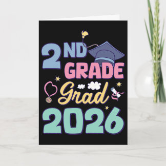 Afstuderen groep 4 2026 Trots afgestudeerde tweede Kaart