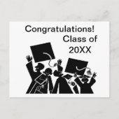 Afstuderen Groep Klasse van 20XX Briefkaart (Voorkant)