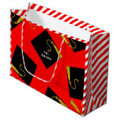 Afstuderen Grote Geschenktas Groot Cadeauzakje (Voorkant Gekanteld)