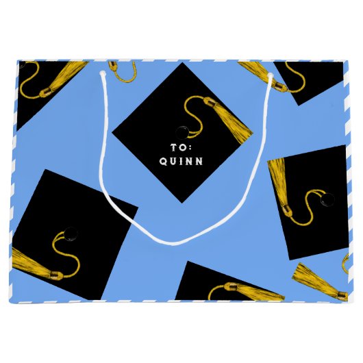 Afstuderen Grote Geschenktas Groot Cadeauzakje (Voorkant)