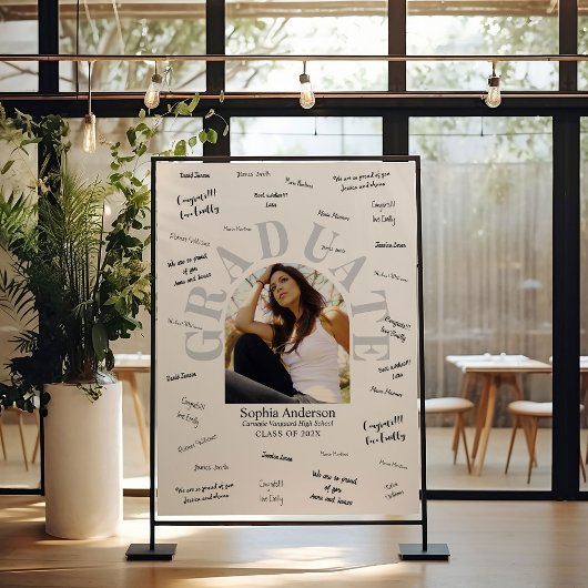 Afstuderen Guest Signature Poster