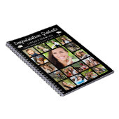 Afstuderen Guestbook Memory Book Photo Collage Notitieboek (Rechterzijde)