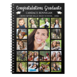 Afstuderen Guestbook Memory Book Photo Collage Notitieboek