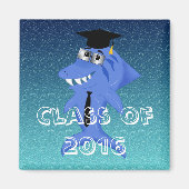 Afstuderen haai, Een unicum en grappig Magneet (Voorkant)