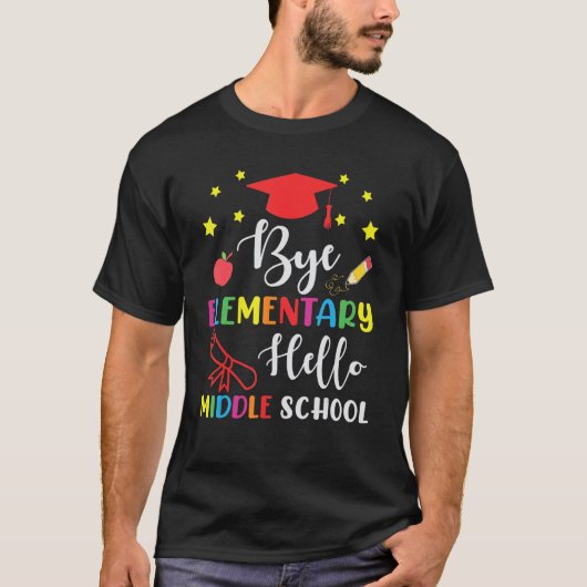 Afstuderen Hallo Bye Elementary T-shirt (Voorkant)