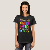 Afstuderen Hallo Bye Kleuterschool T-shirt (Voorkant volledig)