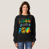 Afstuderen Hallo T-shirt Bye Bye School (Voorkant volledig)